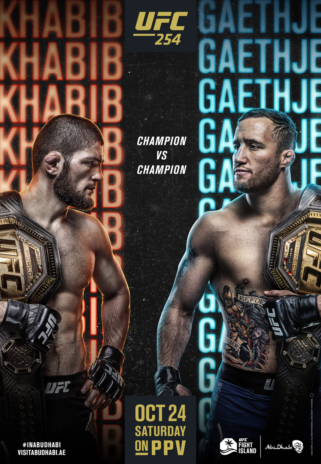 UFC 254 Size Matters